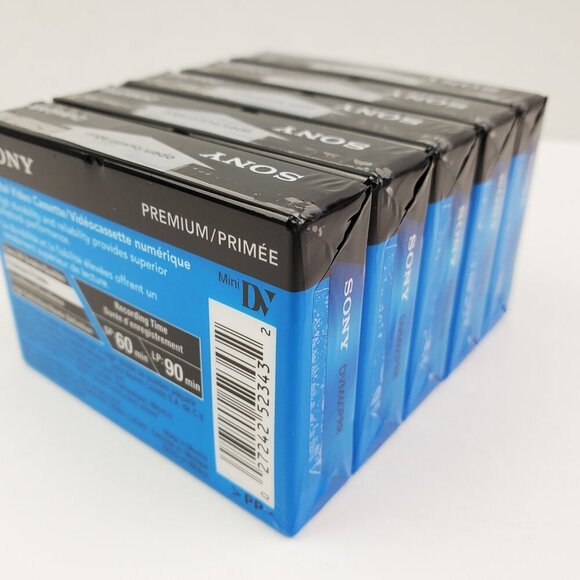 Sony DVC DVM60PRR MiniDV Blank Video Tapes 60 Minute 5 Pack - Picture 3 of 8